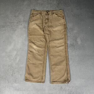 Schmidt Workwear Carpenter Pants Tan - Size: 36x32